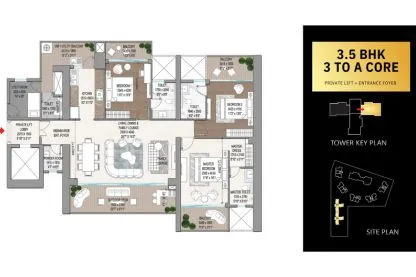 Signature-Titanium-spr-3.5BHK-Floor-Plan